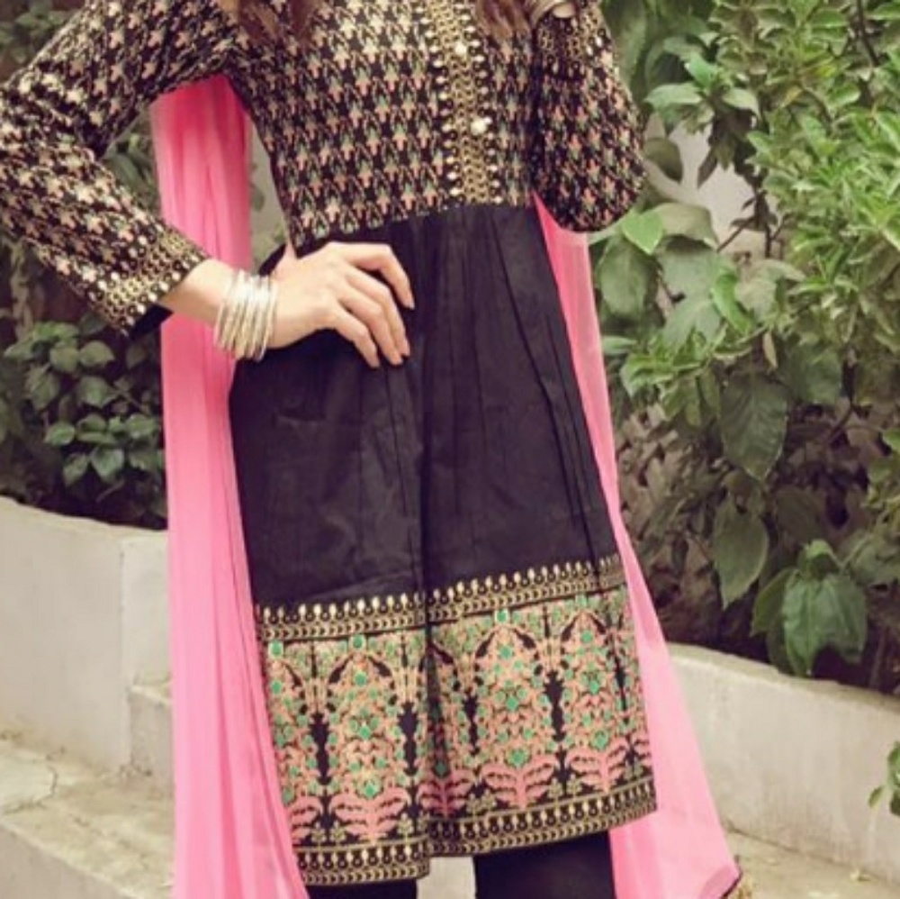 Pakistani/Indian designer dres frock dubata size M